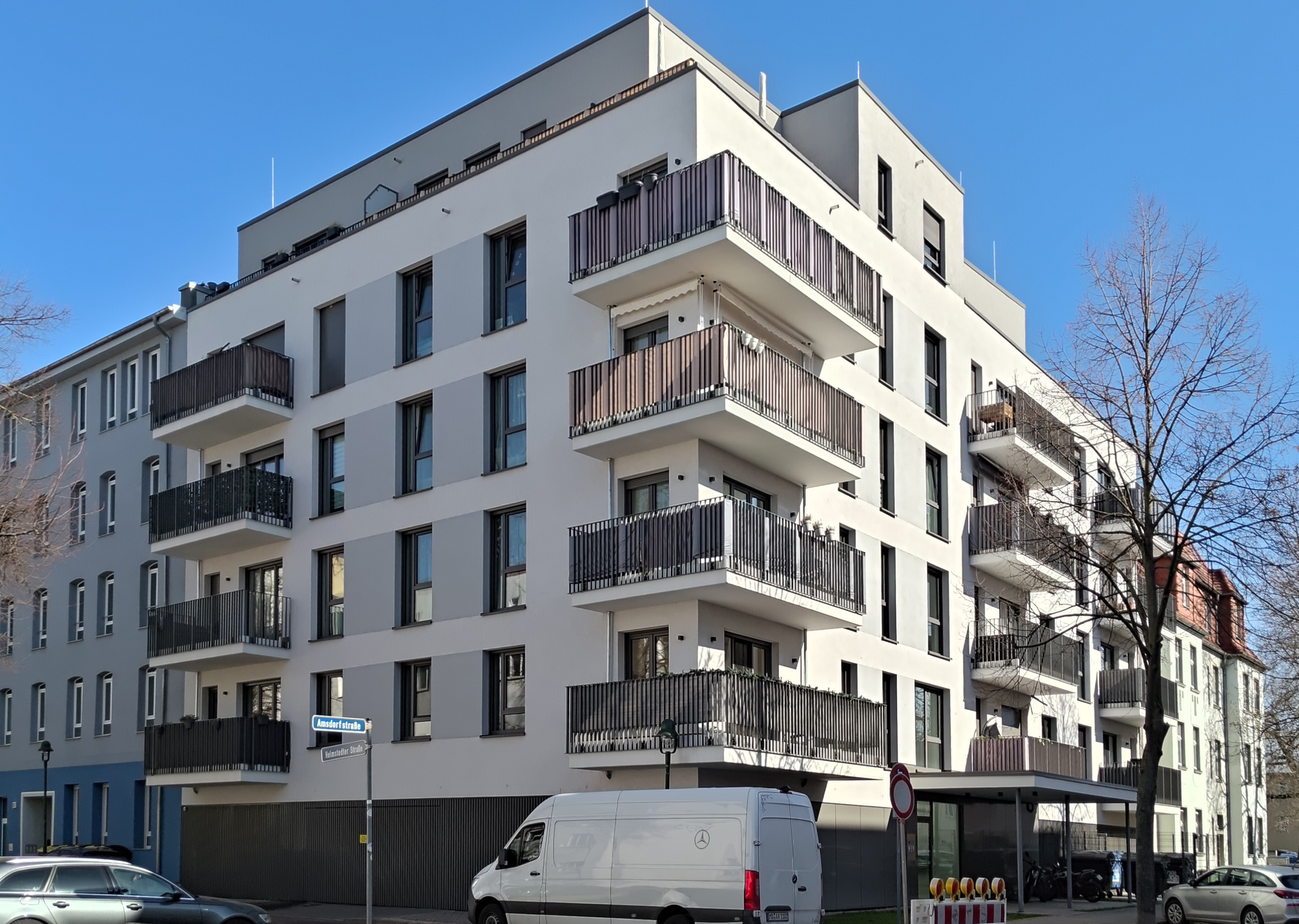 Visualisierung des Bauprojektes Stadthaus Amsdorfstraße
