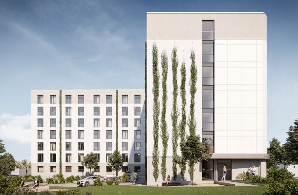 Außenansicht der Campus Apartments